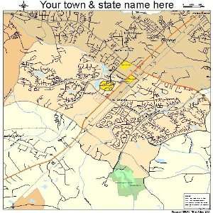  Street & Road Map of St. Charles, Maryland MD   Printed 