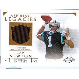   Authentic Cam Newton Rookie Game Worn Jersey Card: Sports & Outdoors
