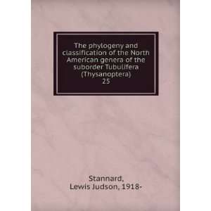   of the suborder Tubulifera (Thysanoptera): Lewis J. Stannard: Books