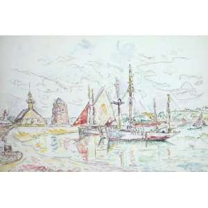   Reproduction   Paul Signac   24 x 16 inches   Camaret: Home & Kitchen