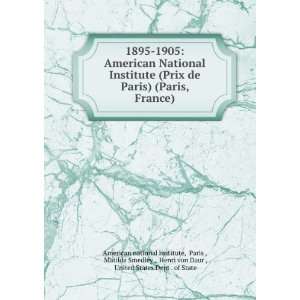 : American National Institute (Prix de Paris) (Paris, France): Paris 