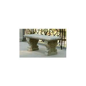   Longwood Main Fountain Garden Cast Stone Benches: Patio, Lawn & Garden
