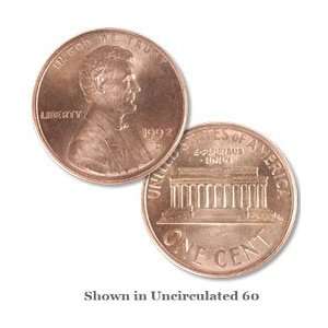  Red uncirculated 1992 D Lincoln Cent 