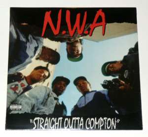   STRAIGHT OUTTA COMPTON   DOUBLE 12 VINYL LP   SEALED, MINT   NWA DR