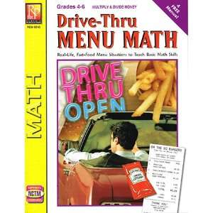  Quality value Drive Thru Menu Math Multiply & Divide Money 