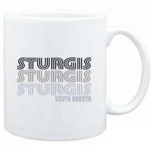 Mug White  Sturgis State  Usa Cities 