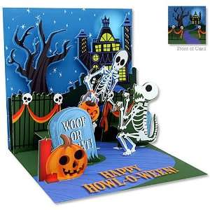  3D Greeting Card   SKELETONS   Halloween: Home & Kitchen