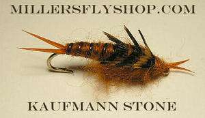 Kaufmann Stonefly Nymph Brown #8  