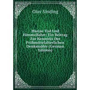   DenkmaÃ¤ler (German Edition) Olav Sinding Books