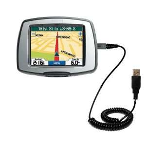  Coiled USB Cable for the Garmin StreetPilot C330 with 