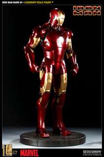 Sideshow Collectibles Iron Man Mark III 1:2 Legendary Scale HUGE Ltd 