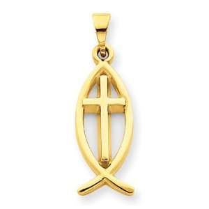  14k Ichthus Fish Pendant: West Coast Jewelry: Jewelry