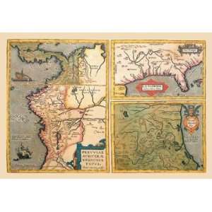 Exclusive By Buyenlarge Three Maps 24x36 Giclee 