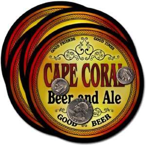 Cape Coral, FL Beer & Ale Coasters   4pk 