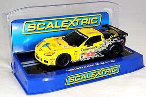 Scalextric Chevrolet Corvette C6R GT2 Slot Car   Racing No. 4   Item 