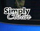 Simply Clean Decal Honda Hatch Evo STI Mazdaspeed 3 VW Illest JDM 
