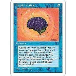  Sleight of Mind (Magic the Gathering  4th Edition Rare 