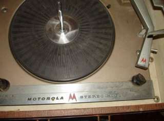VINTAGE MOTOROLA STEREOPHONIC HIGH FIDELITY STEREO RECORD PLAYER 