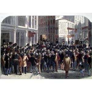  Stockbrokers in New York: Jackson. 24.00 inches by 18.00 