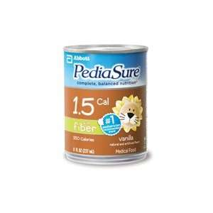 com Pediasure 1.5 cal complete balanced nutrition, vanilla with fiber 