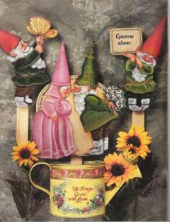 Delane Paints Gnome Sweet Gnome DeLane Lange Book NEW  