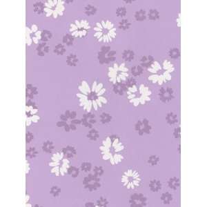  White Flowers on Purple Wallpaper in Just Kids: Home 