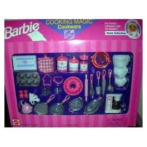  Barbie Cooking Magic Cookware Fun Fixin Playset (1998): Toys & Games