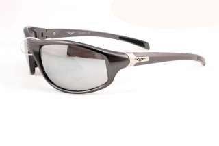 Vertx VT Sunglasses Model VT 5004 01 Corner Gray Frame, Silver Trim 