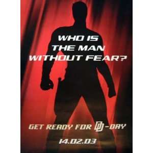  Daredevil   Original British Movie Poster 