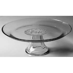    Clear 13 Cake Stand/Pedestal, Crystal Tableware: Kitchen & Dining