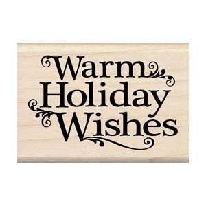   Rubber Stamp LL Warm Holiday Wishes STAMPLL 99632; 2 Items/Order: Arts