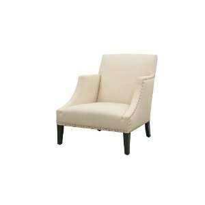  Heddery Cream Fabric Modern Club Chair