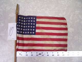 Vintage U.S. United State 48 Star Parade Flag 11 x 7  