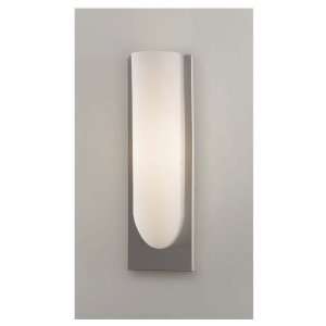 Murray Feiss Blake Brushed Steel 16 High Wall Sconce:  