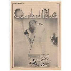  1973 Courtland Pickett Fancy Dancer Album Promo Print Ad 