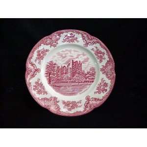   OVERSIZED OLD BRITAIN CASTLES PINK SAUCER ONLY 