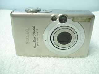 Canon SD600 6.0 MP Digital Camera Broken Part/Repair  