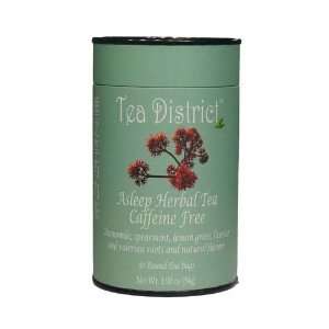 Tea District Asleep Herbal Tea   Caffeine Free
