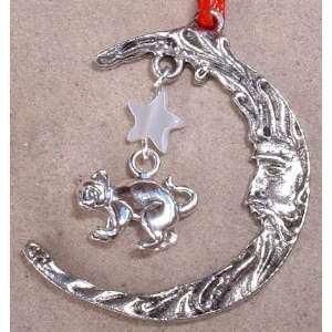  Moon & Cat Christmas Ornament