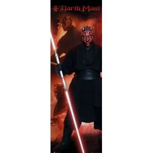 Star Wars Episode I   The Phantom Menace   Door Movie Poster (Darth 