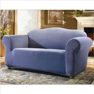  Bundle 92 Stretch Pearson Sofa Slipcover in Federal Blue 