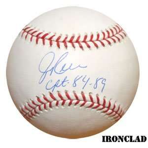 Jim Rice Autographed Baseball w/ Cpt. 84 89 Insc.:  Sports 