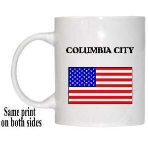  US Flag   Columbia City, Indiana (IN) Mug Everything 