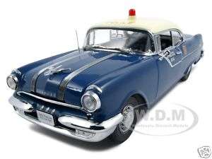 1955 PONTIAC STAR CHIEF POLICE CAR 1:18 PLATINUM ED  