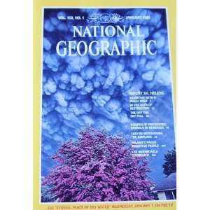    National Geographic January 1981 Mount St. Helens 