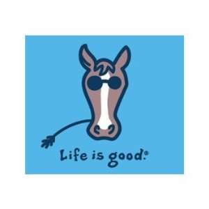  LIFE IS GOOD HORSE TEE SHIRT   WOMENS: Sports & Outdoors