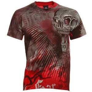  No Fear Red Surge T shirt