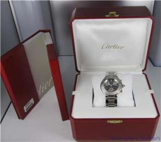 CARTIER MUST CHRONOSCAPH 21 MENS WATCH W/BOX & PAPERS  