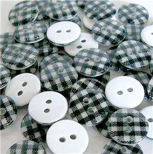 20 mixed plastic grid button lots Ø11mm 2 holes U pick  