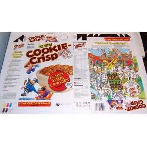   Cookie Crisp Cereal Box unused factory FLAT cf5: Office Products